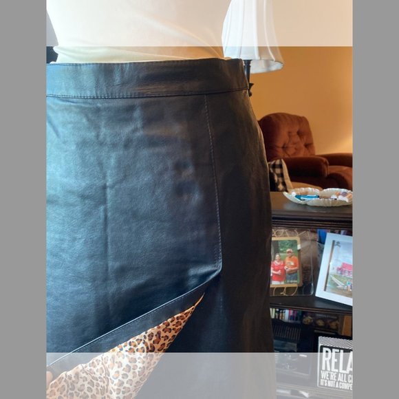 Leather Maxi Skirt - NWT - Picture 4 of 7
